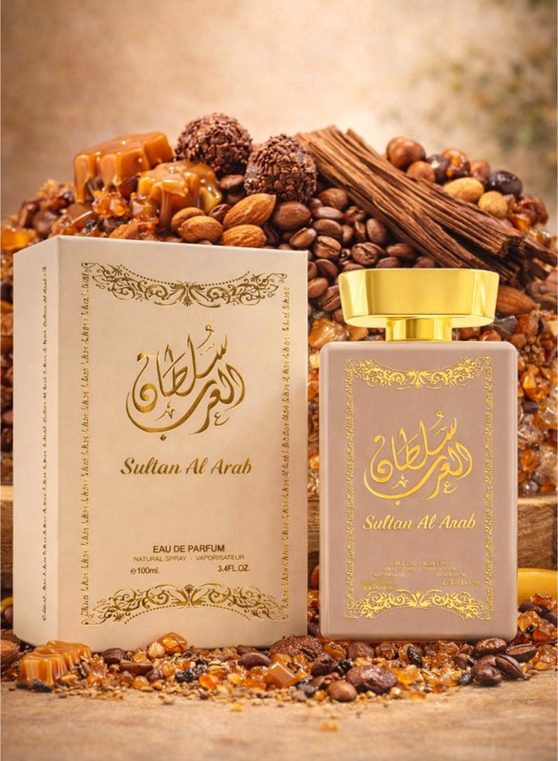 OUDI Luxury Perfume for Men Oudi Sultan Al Arab Eau De Parfum 100ml | Premium Mens Fragrance with Almond, Caramel & Warm Spicy Accords | Best Long Lasting Men's Perfume - Image 1